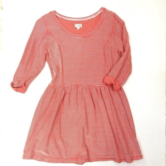 Maison Jules Fit & Flare Striped Cotton Jersey XL - Picture 1 of 7